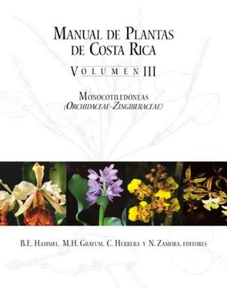 Picture of Manual de Plantas de Costa Rica, Volumen III, Monocotiledoneas (Orchidaceae-Zingiberaceae)